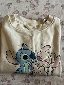 Cream Stitch &amp; Angel Sweatshirt