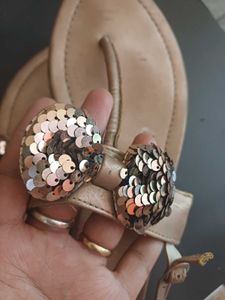 Peach Bow Sandals ✨️🩴