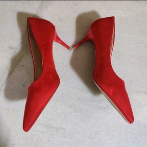 🆕 Chic Red Pointed Toe Heels