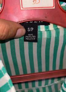 Striped Button-Up Shirt