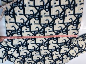 Dior Designer Monogram Knit Sweater