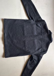 H&amp;M Black Men's Ribbed Jacket