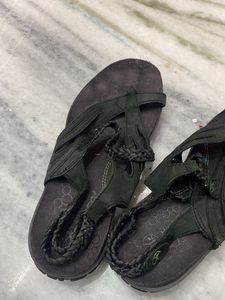 Comfortable Black Strappy Sandals