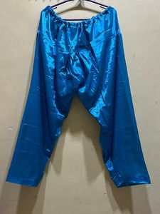 White And Blue Kurta &amp; Pant With Dupatta Size L