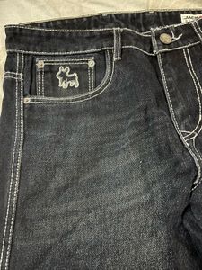 Dark Wash Cargo Jeans