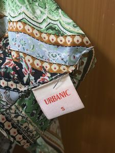 Patterned Tie-Up Crop Top