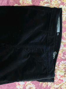 Gap Black Velvet Pants