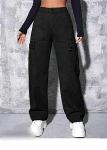 Stylish Black Cargo Pants