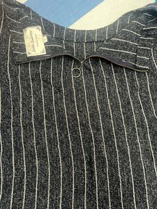 Striped Ruffle Hem Top