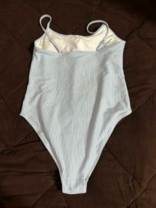 Striped One-Piece Swimsuit