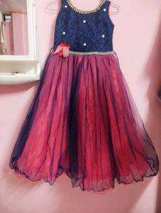 Beautiful Blue & Pink Gown