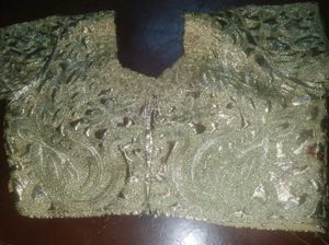 golden blause beautiful