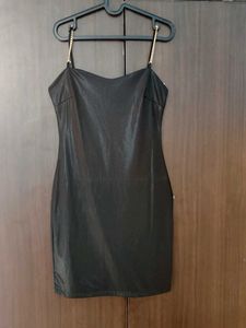 Sleek Black Mini Dress