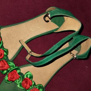 Cute Green Shoes For Women