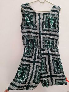 Patterned Women's Romper