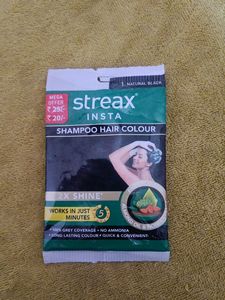 Streax Insta Black Shampoo Hair Colour