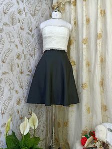 Black Flared Skirt