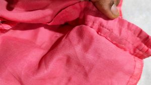 Pink Embroidered Silk Blouse