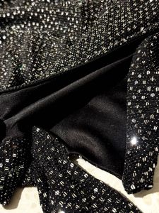Sequin crop top