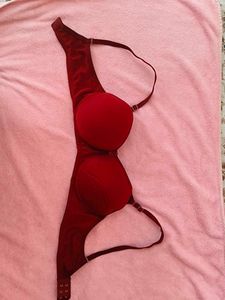 Red Push-Up Bra