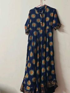 Blue Printed Kurta