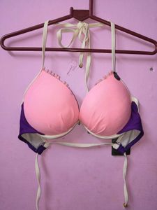Cute Pink &amp; Purple Bikini Top