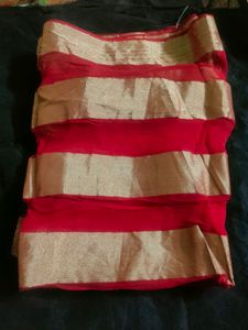 4 Red &amp; Pink Colour Unstitched Blouse Piece
