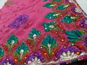 Heavy Pink Saree