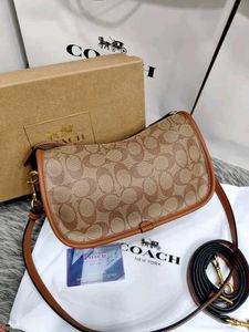 COACH* *SIGNATURE CANVAS MINI SHOULDER BAG*