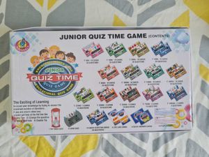 Junior Quiz Time Educational Board Game
