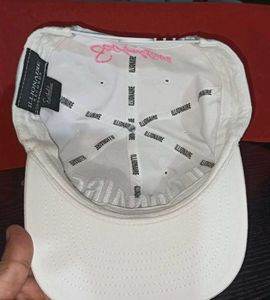 White "So Ambitious" Snapback Hat