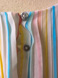 Tommy Hilfiger Striped Pleated Dress