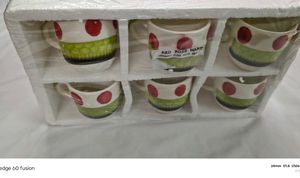 Cups 6 box pieces set beautiful attractive