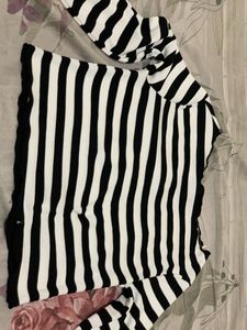 Striped Off-Shoulder Top