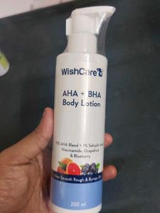 WishCare AHA + BHA Body Lotion