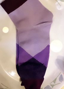Cozy Argyle Pattern Finger Socks