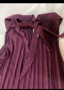 Sale!!Elegant Pleated Halter Neck Top