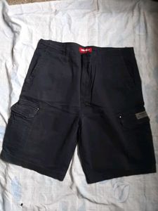 Men's Black Cargo Shorts