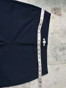 Navy Blue Wide Leg Trousers