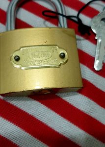 Brass Padlock with Keys
