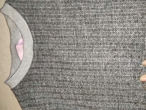 Cozy Grey Knit Pullover