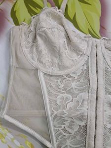(549)Lace Corset Top