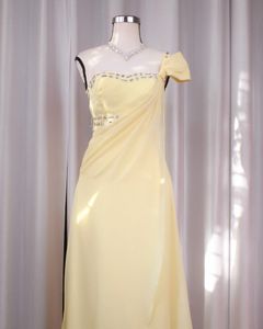 Pale Yellow Formal Gown