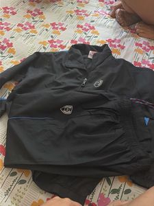 Men's Black &amp; Blue Track Jacket