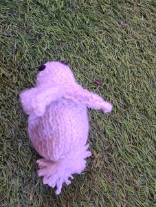 Bunny Soft Toy. White Rabbit Soft Toy. Plush Toy. Handmade Knitted