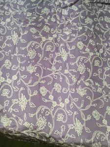 Beautiful Lavender Kurta with Embellished Neckline
