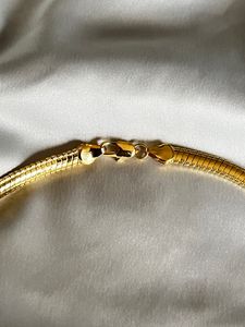 18K Gold Plated Pipa Bella Snake Chain + Box