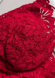 Red Lace Bralette
