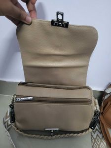 Stylish Set of Two Leather Handbags