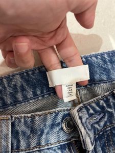 H&amp;M wide high waist jeans